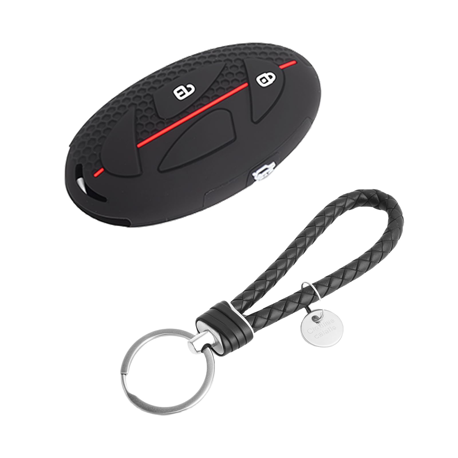 Hyundai Tucson etui na kluczyki samochodowe Hyundai Tucson, akcesoria, silikonowe, do Hyundai 2023, 2024, 2025, pasuje do Sonata, Ioniq 6 Tucson, etui na kluczyki samochodowe z 3 przyciskami