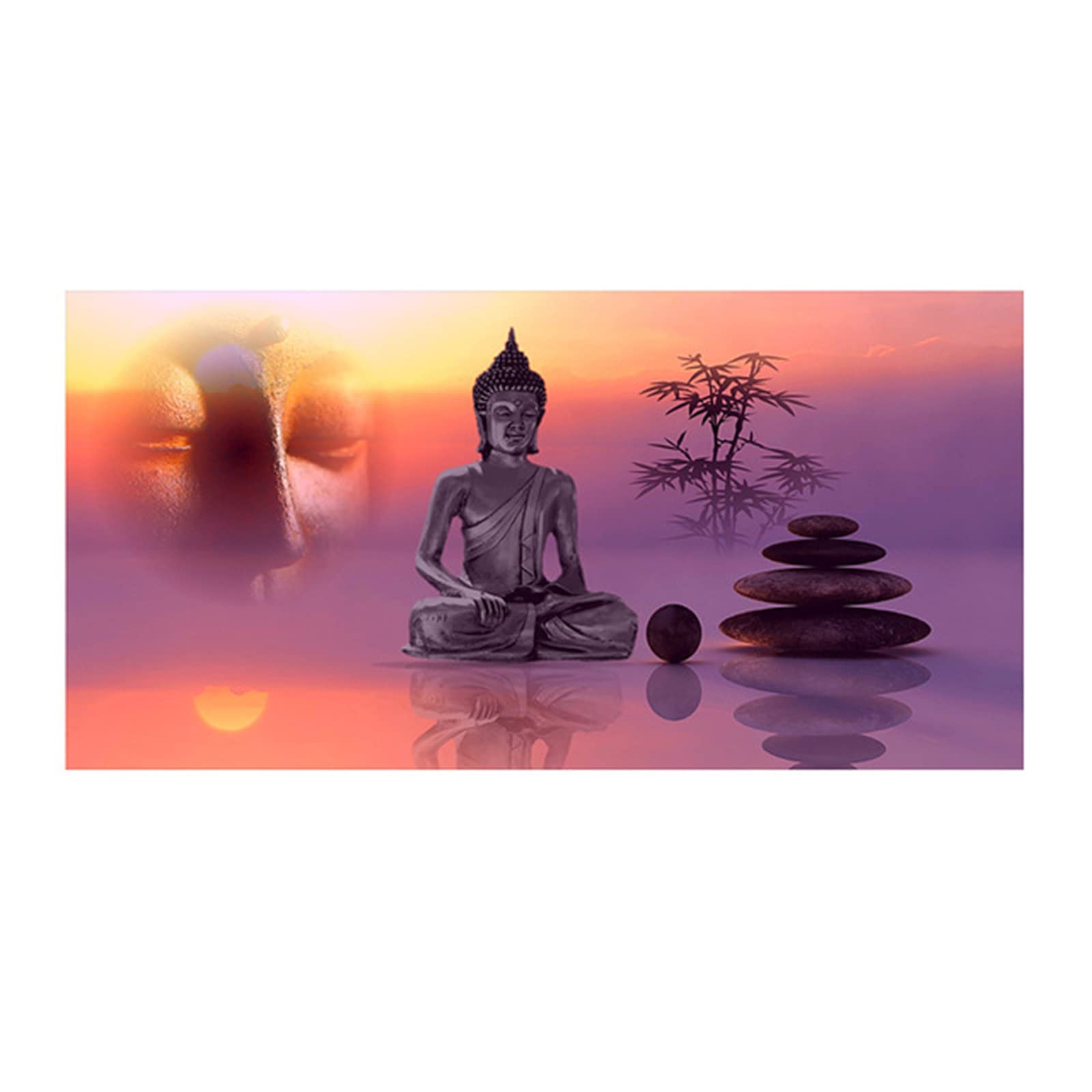 Diamentowe zestawy sztuki 5D, kamienny budda, DIY, duży diamentowy obraz, kryształowy, haft, ścieg krzyżowy, płótno, diamentowe obrazy po numerach, do domu, dekoracja ścienna, prezent, 40 x 120 cm