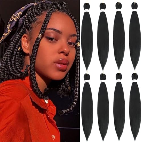 Firstcyh Pre Stretched Braiding Hair 12 Inch