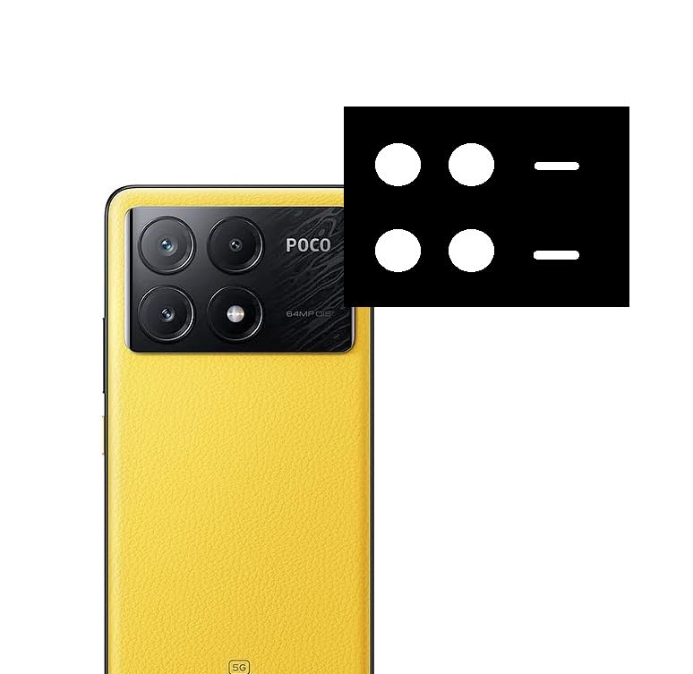 Tele Shield 3D Camera Lens Protector for Poco X6 Pro 5G - Pack of 1 (Black) (B0D7945CQG) Amazon Price History, Amazon Price Tracker