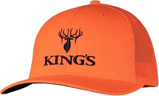 King's Camo Kings Logo Hat Blaze Or. (KBZ407-BZ)