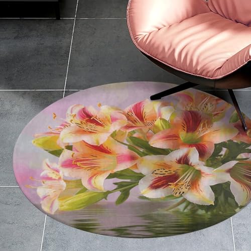 Alfombra de Alstroemeria para sala de estar que transforma tu decoración 3