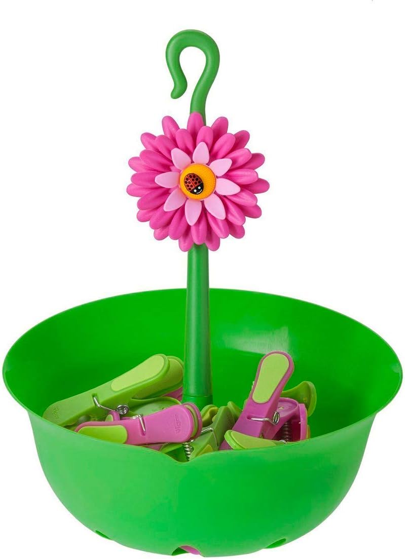 VIGAR Flower Power Rotary Washing Line with Pegs