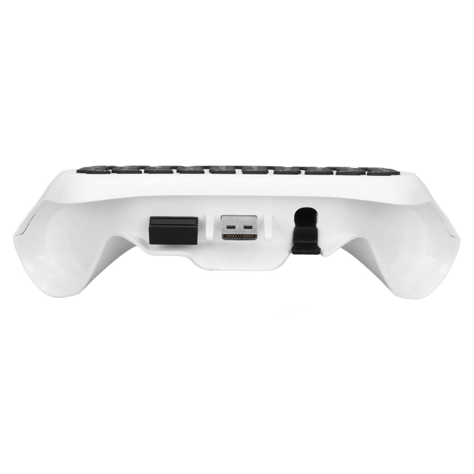 Sxhlseller Clavier de Contrôleur de Jeu, pour Manette de Jeu Xbox Series X Series S One One S, Clavier de Chat sans Fil 2,4 GHz, avec Audio 3,5 Mm et Prise Casque(Blanc)