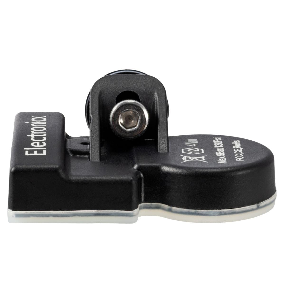 Electronicx 4 x czujniki RDKS metalowe, czarne, kompatybilne z Chevrolet Menlo 2020-2025, zestaw TPMS