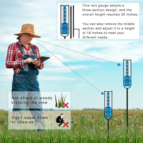 Jmbay 001 Rain Gauge Outdoor, Accurate Rain Gauges Outdoors Best Rated thumb #3