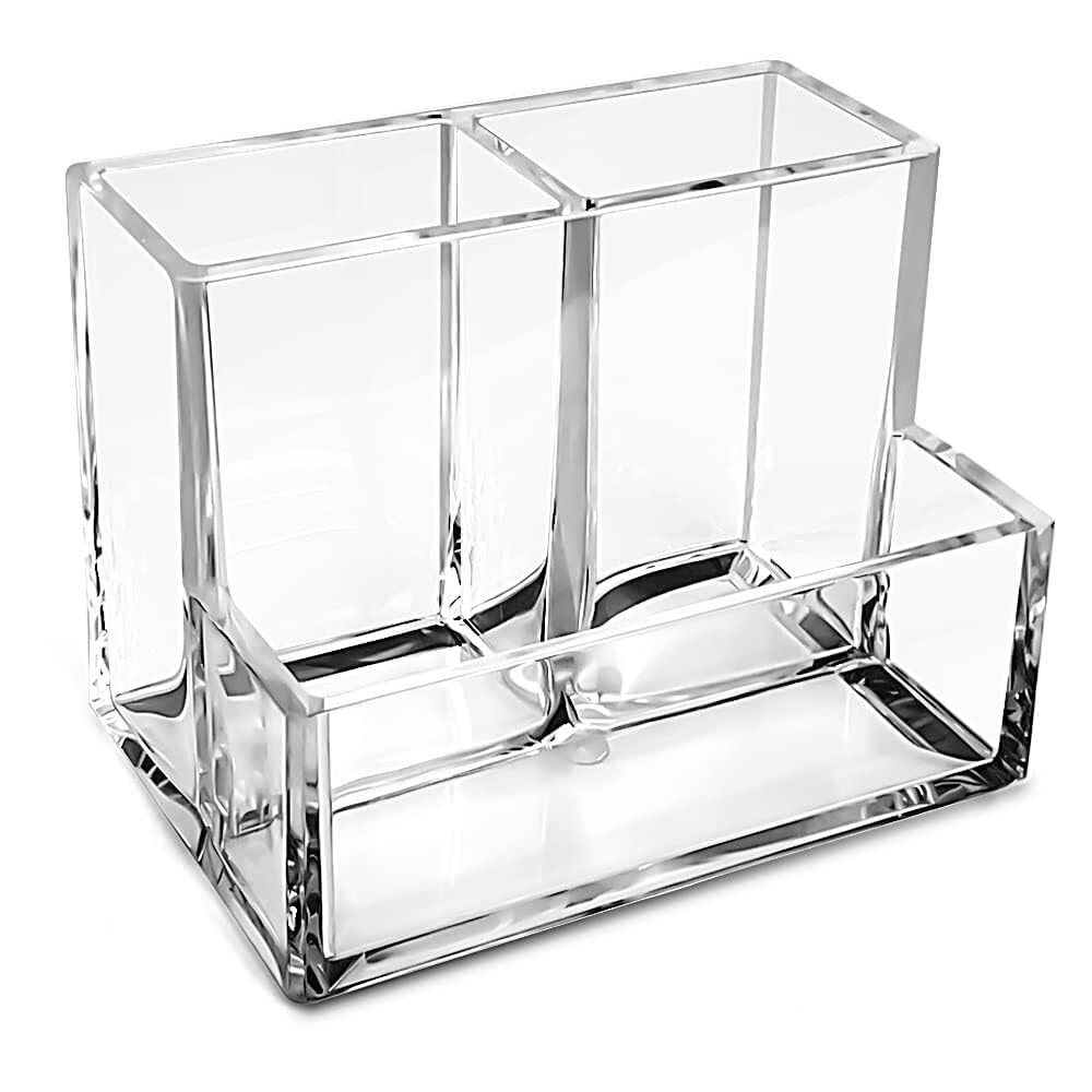 Stiftehalter Vielseitiger Transparenter Schreibtisch-Stifthalter Aus Acryl, Geeignet For Schulen, Wohnungen Und Büros Schreibtischorganizer