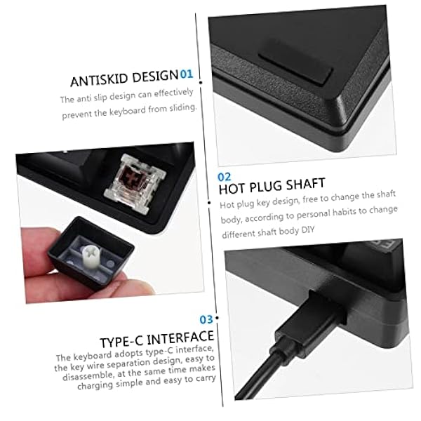 UKCOCO 61 Mechanische Toetsenbord Bedraad Toetsenbord Toetsenbord PC Laptop Toetsenbord Toetsenbord Voor Laptop Toetsenbord Bedrade Computer Toetsenbord Rgb Toetsenbord Backlight