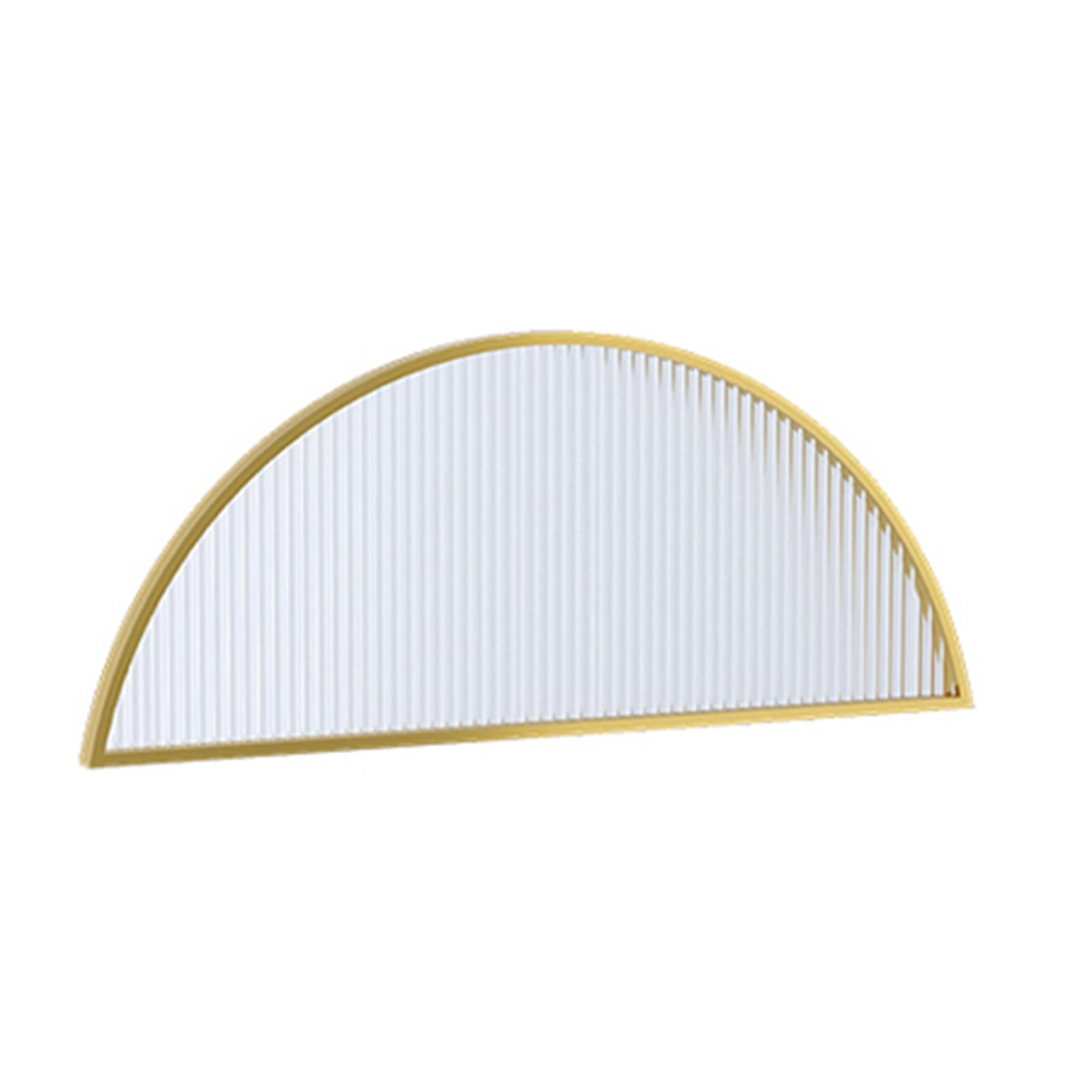 Gdmdpte Gold Tempered Glass Room Dividers Elegant Translucent Partitions For Dining Restaurant Office Living Room & Study (40X100cm / 15.7X39.37in)