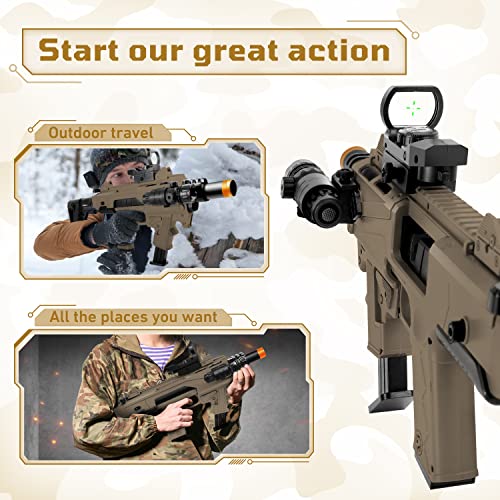 Izokee Combination Soft Bullet Toys Gun For Boys, Empty Shell Ejecting Design, 2 Modes Blasting Toy Foam Blaster With 80 Soft Foam Bullets, 3 Magazines. Gifts For Boys Girls Birthday Christmas #TOP5