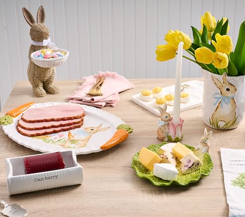 Mud Pie Easter Tulip Ceramic Taper Holder by Mud Pie - Image 3