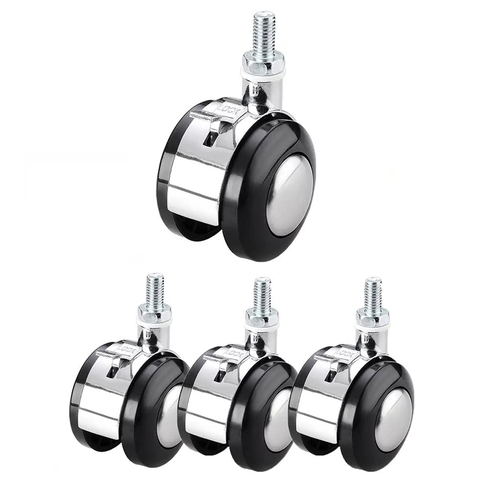 Roulettes doubles en alliage M8/M10 pour sublimer vos meubles de salon