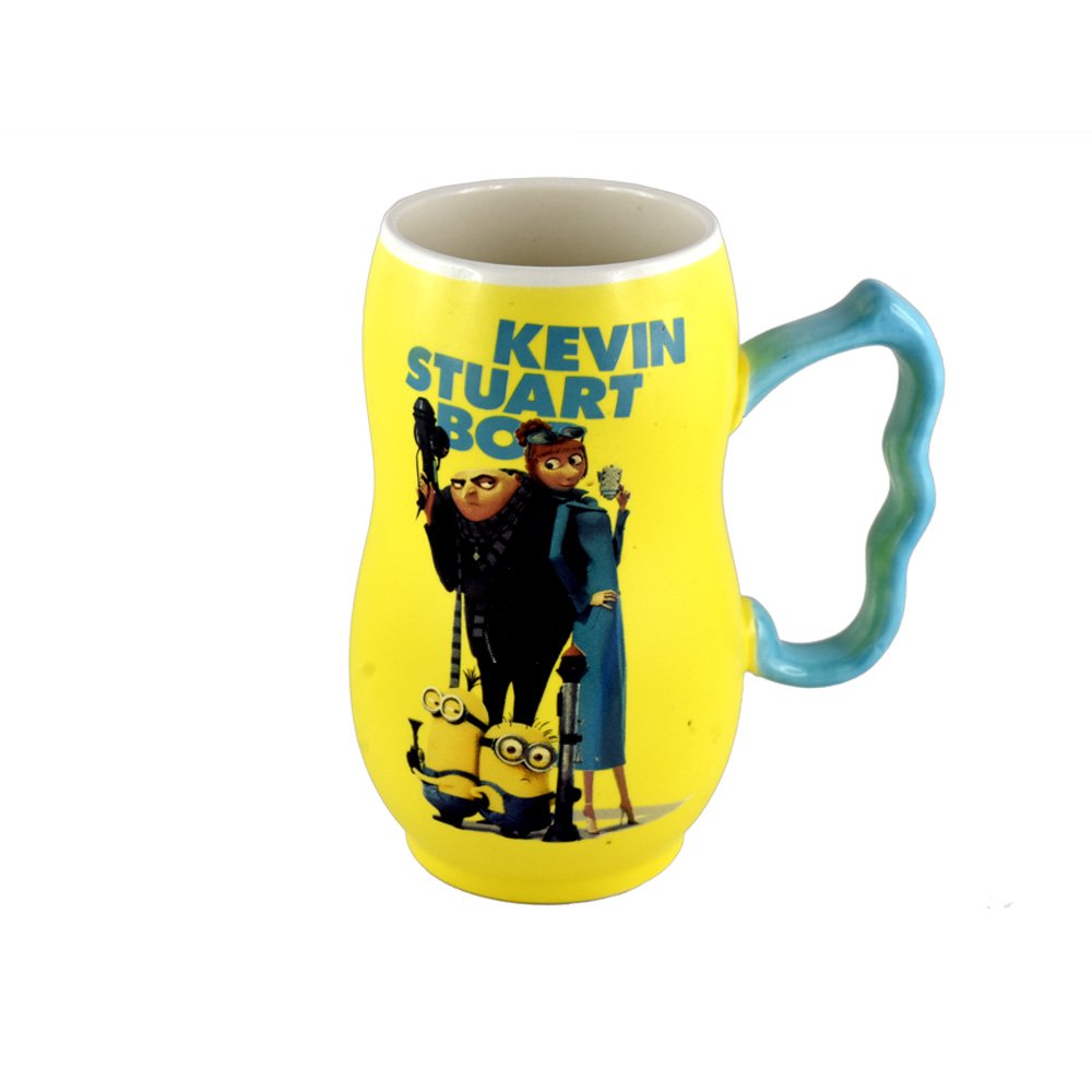 BARWORLD 450 ml Minion Ceramic Tea Cups/Coffee Mugs for Home