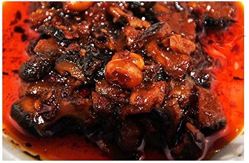 Lao Gan Ma Chilli Sauce, XiangGuYouLaJiao 210g (Chilli Mushroom Sauce, Pack of 1)