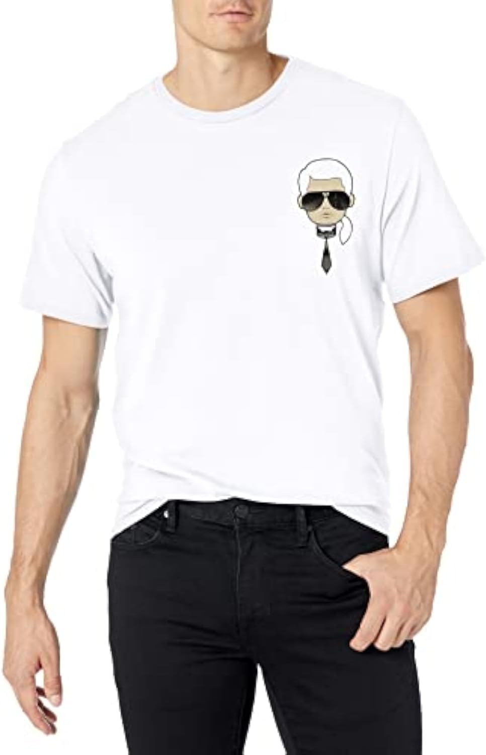 Karl Lagerfeld Men's Classic Karl Caharacter T-Shirt