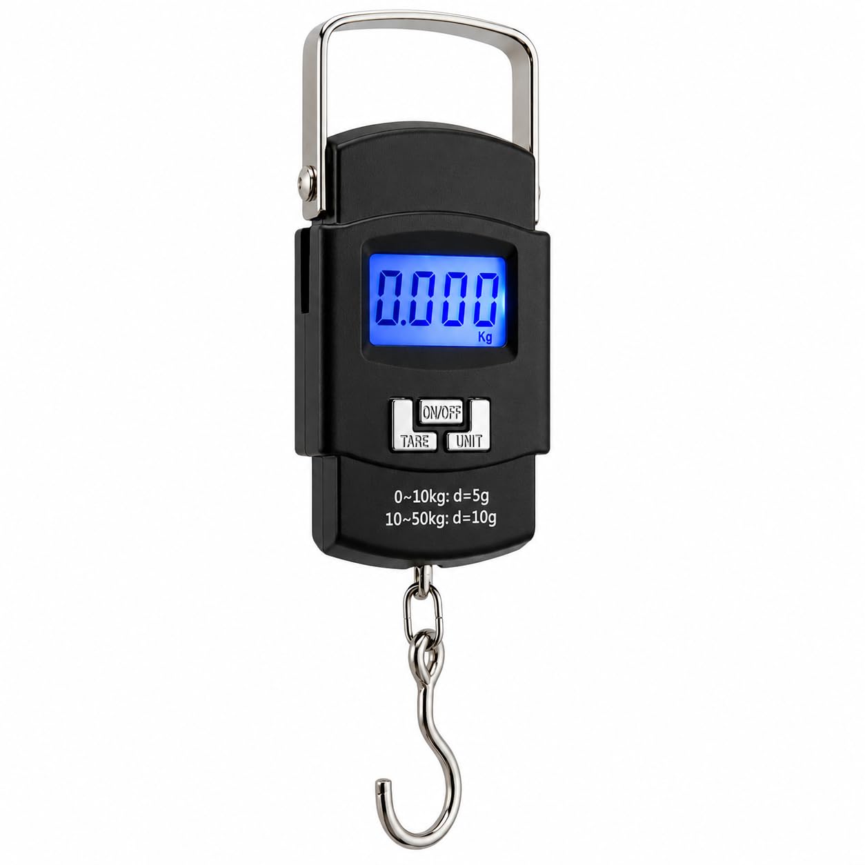 Bag Weighing Scale for Luggage 110lb/50kg | Compact Body with Bright LCD, Tare Function & Auto Shut-Off | Grey, Compact Design | for Suitcases, Bags, Gas Cylinders & Home Use-image-29