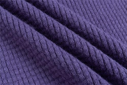 Hndudnff Men Solid Color Sweaters O-Neck Long Sleeve Knitted Sweaters Basic Loose Pullover4