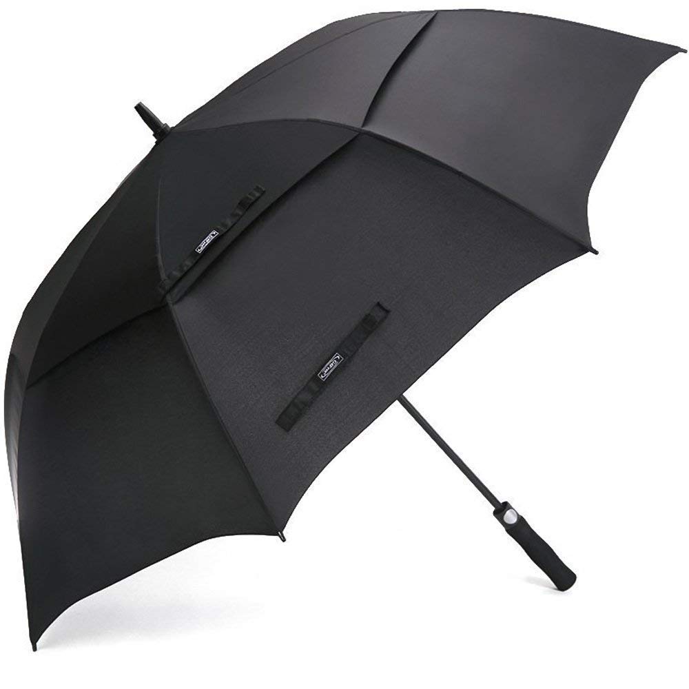 G4Free 55/63/69/72/80 pulgadas Golf paraguas a prueba de viento doble toldo extra grande de tamaño grande automático apertura paraguas impermeable