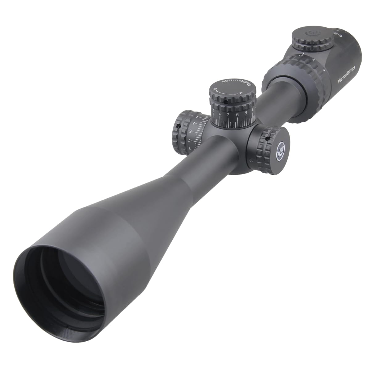 Vector Optics SCOL-32 Hugo 6-24x50 GT SFP Mirino telescopico per sport, airsoft e caccia, fucile ad aria compressa, mirino per bersaglio, cannocchiale per fucile, Rifle Scope, numerosi accessori