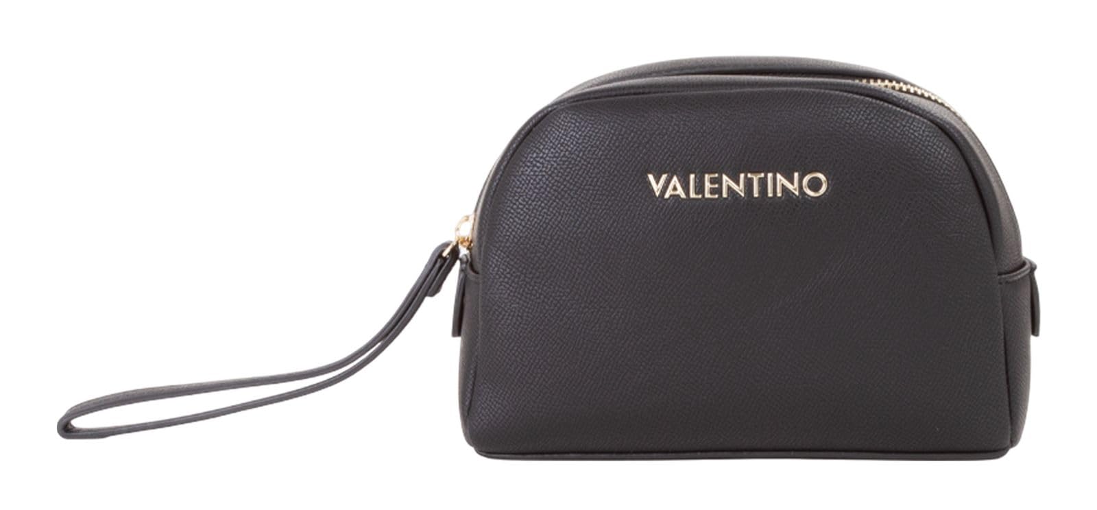 VALENTINO Toiletry Bag FAE Re Soft Cosmetic Case Nero Black