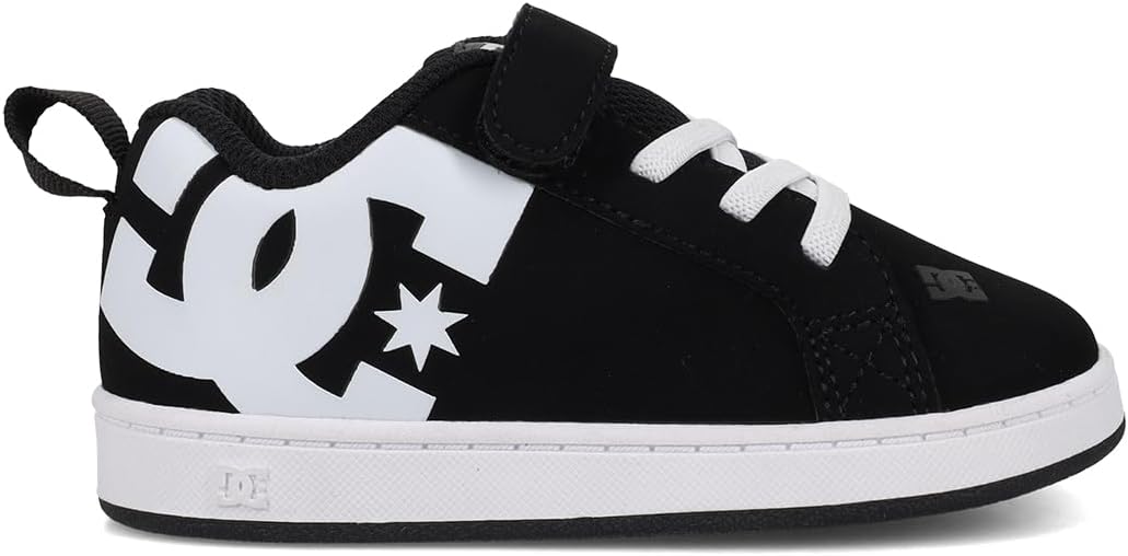 DC Shoes Unisex-Child Court Graffik Elastic (Toddler)