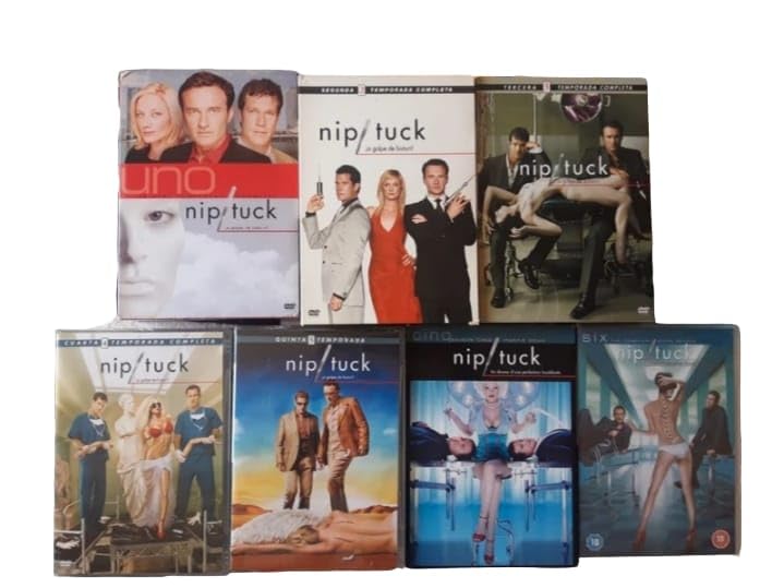 Nip/Tuck Serie Completa en Español Castellano Nip Tuck Temporada 1-6 Nip Tuck A Golpe de Bisturí Serie Completa DVD Ryan Murphy