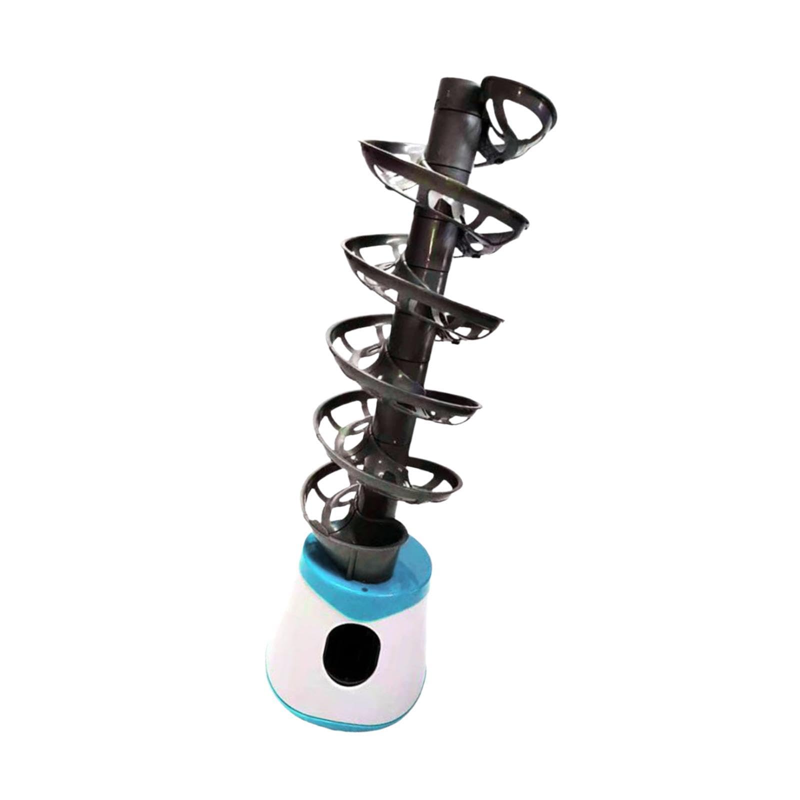 kowaku Table Tennis Robot Portable Table Tennis Equipment Launcher Automatic Table Tennis Serve Machine for Beginners Training, Holds 50 Balls