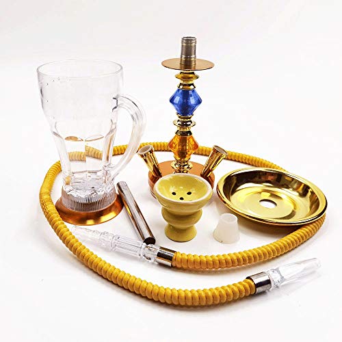 JYZT Wasserpfeife,Shisha Set Moderne tragbare Wasserpfeife aus Acryl mit Diffusor und magischem LED-Fernlicht zum… – Bild 5