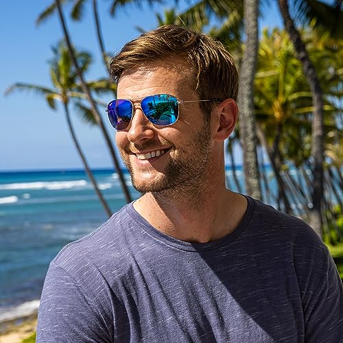 Image of Maui Jim Polarized Men's and Women's Cliff House Aviator Reading Sunglasses