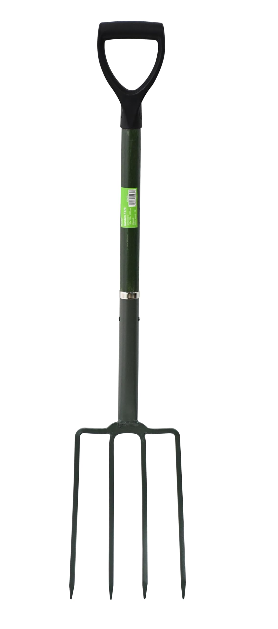 Garden Digging Fork, 104 cm, Carbon Steel Heat Treated, 4-Tine Spading Tool