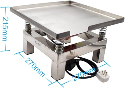 Miniatura 10 de mini tabla de vibración del acero inoxidable de los 50x50CM, plataforma vibratoria concreta de la vibración del bloque de prueba del bloque de