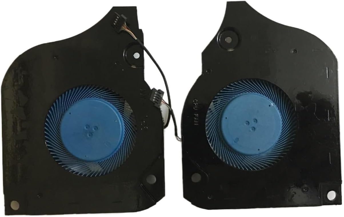Laptop Parts CPU Fan & GPU for G7 7790 G5 5590 DC12V NS8CC09-18G25 NS8CC06-18G30 Blue 4 wireleaves(CPU GPU Fans)
