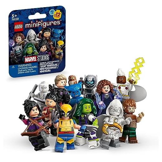 LEGO Minifigures Marvel Series 2 71039 Mystery Blind Box, Surprise Collectible Characters for Role Play or to Add to a Minifigure or Marvel Collection, A Gift for Disney and Marvel Fans