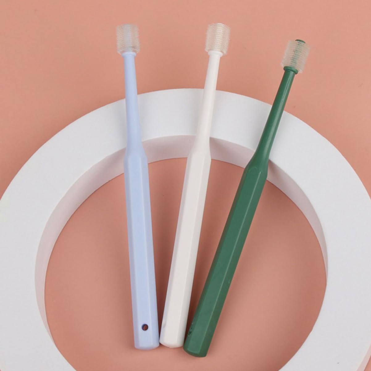 Sosoport 12pièces Brosse à Dents Manuelle Pour Animaux De Compagnie Avec Manche Brosse à Dents Pratique Pour Chats Et Chiens Nettoyage Buccal