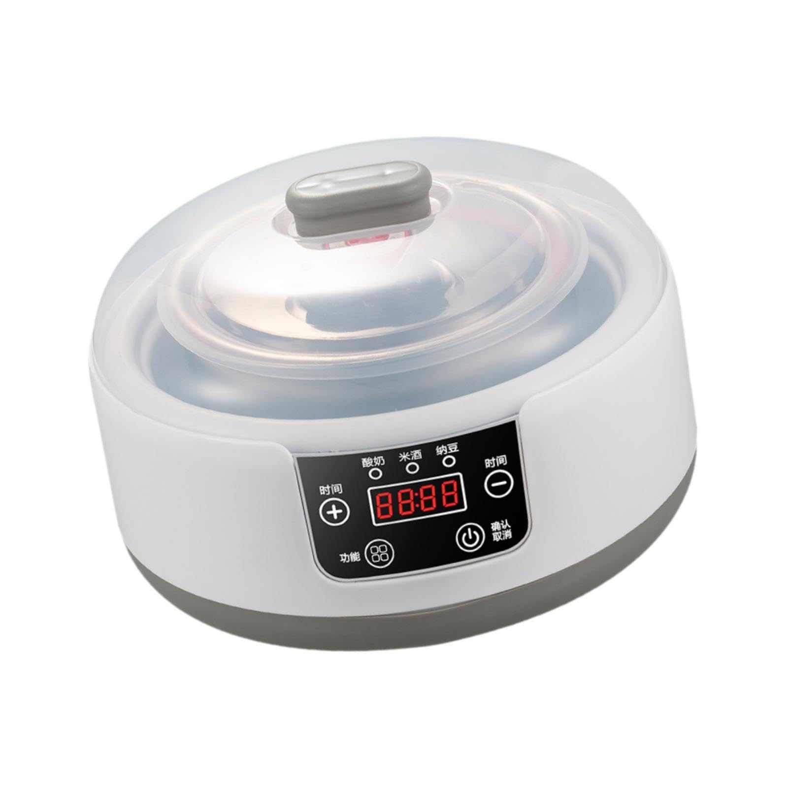 F Fityle Yogurtera eléctrica para Hacer Yogur, función de sincronización de Yogur casero, máquina para Hacer Natto, Control de Temperatura Constante, hogar,