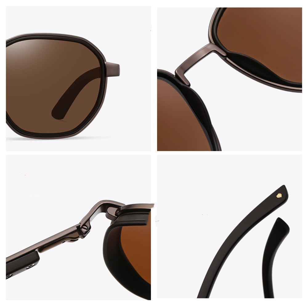 Gafas de sol clásicas para hombre, gafas de sol ovaladas para mujer, viajes, pesca, ciclismo