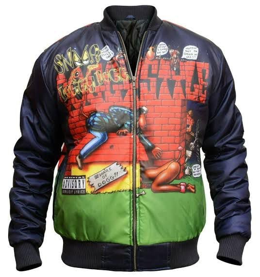 Mens Snoop Parachute Dogg Bomber Doggystyle Light Weight Jacket - Main Image