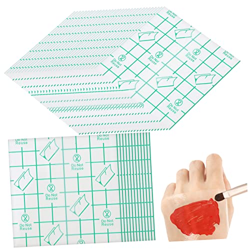 Sewroro 200 Piezas Pegatina En Paleta De Correctores Bolsa Organizadora De Maquillaje Paleta De Maquillaje Organizador De Cajones De Maquillaje Resaltador Película De Poliuretano