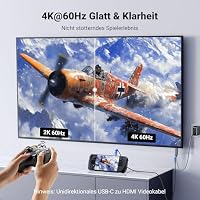UGREEN USB C auf HDMI Kabel, 4K 60Hz, 1440P 144Hz, PD 100W Aufladung, 2M – Ansicht 2