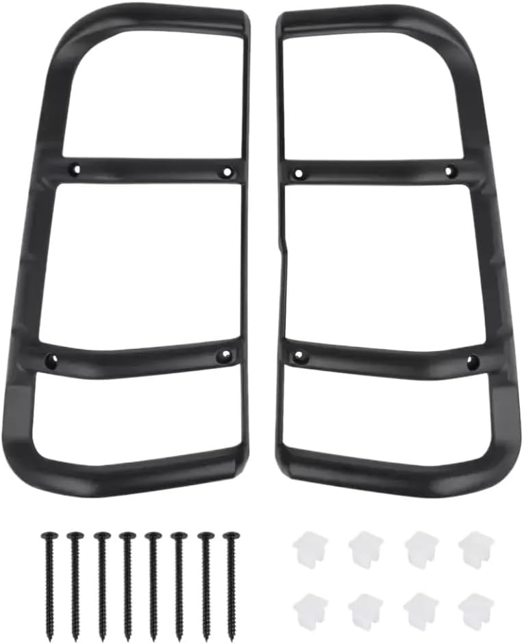 Pair Rear Tail Light Lamp Guards Compatible With Discovery 1999-2004