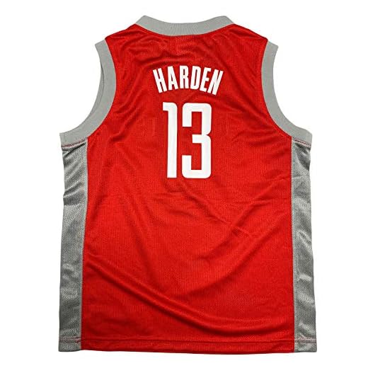 James Harden Houston Reockets #13 Red Youth Player Road Jersey (X-Small 4/5)