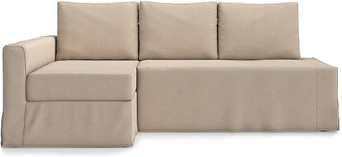 Miniatura 6 de TLYESD Funda de repuesto Friheten de fácil ajuste para sofá IKEA Friheten, funda de sofá Friheten, funda para sofá cama Friheten, solo funda