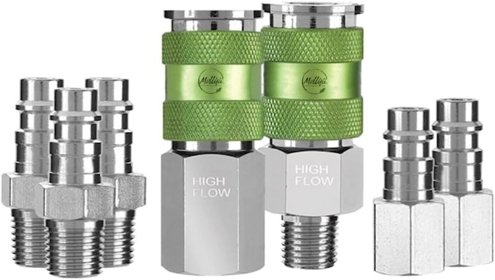 Pro High Flow Coupler - Plug Kit, 1/4", Mfr: A53457FZ-A