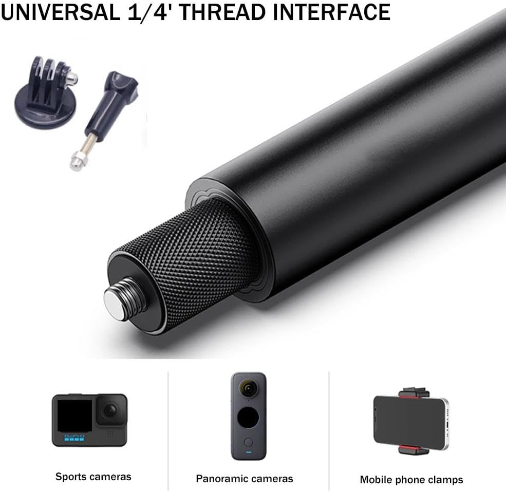 Golf Monopod Selfie Stick,Golf Swing Analyzer Phone Holder,Adjustable Tripod with Spike Stake Golf Accessories,Portable Phone Camera Spike Stake for Recording Your Golf Swing