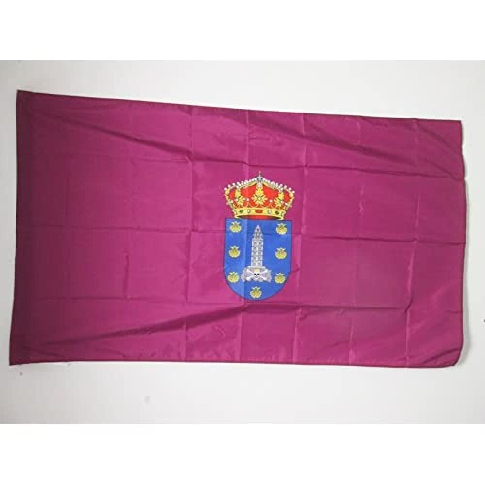 AZ FLAG - Province of A Coruña Flag - 2x3 Ft - Corunna Banner with Sleeve - 100% Polyester - Fade Resistant - Vivid Colors - 2' x 3' Feet - 90x60 Cm
