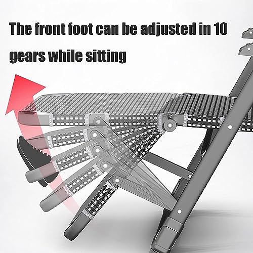 Chaise longue extra large avec rembourrage haut de gamme pour cour extérieure