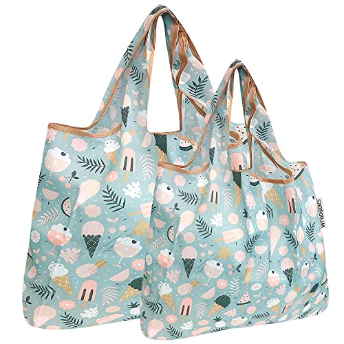 Image of allydrew Large Foldable Tote Nylon Reusable Grocery Bag