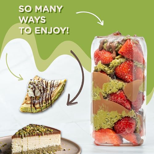 Image of EATALIAN by AMZ BETTER Pistachio Cream with Kataifi, 2.2 lb /1000 g, Delicious Spreadable with a Sweet and Unique Taste, Ideal on Bread and with Ice Cream, Excellent for Dubai Chocolate, Made in Italy