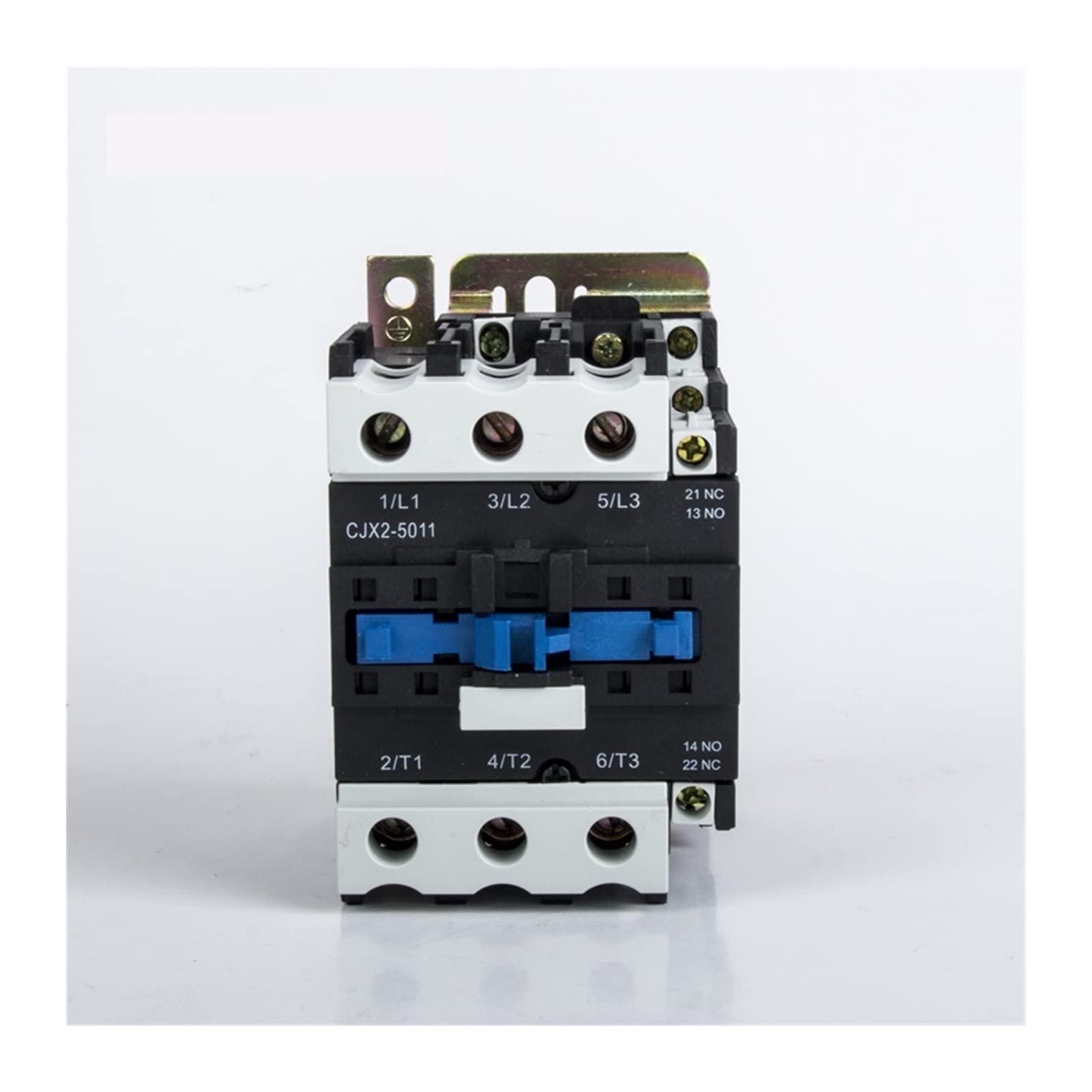 Stycznik 5. 0A CJX2-5011 5001 3-biegunowy stycznik AC bez napięcia cewki 38. 0V 220 V 24 V 50 Hz montowany na szynie DIN 3P + 1No. otwarta normalna wymiana (5011 220 v)