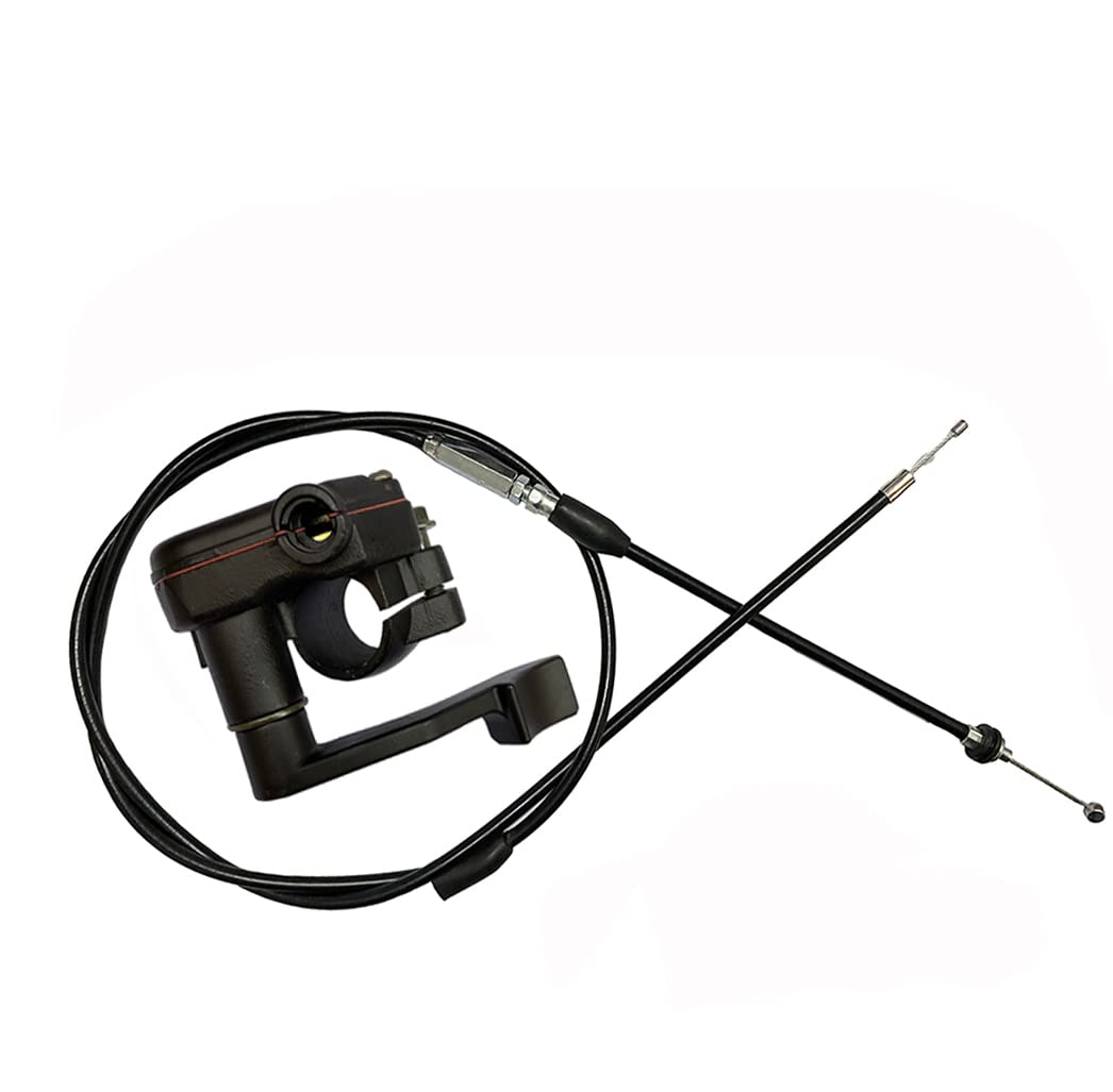 Luochenghua Black 7/8" 22Mm Thumb Throttle Cable With Throttle Accelerator Handle Kits Fit For 250Cc 125Cc 110Cc 90Cc 70Cc 50Cc Atv Quad Go Kart